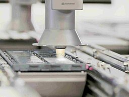 Plasma treatment semiconductor